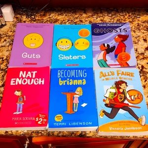 Raina Telgemeier + other graphic novels books